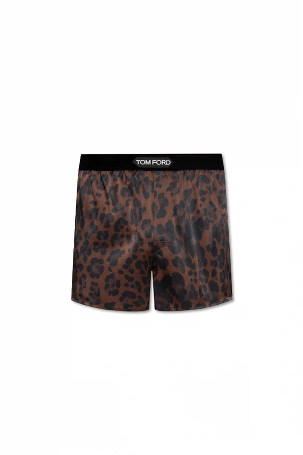 BRAUN Silk boxers with logo