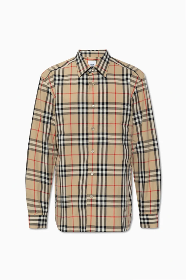 BEIGE Shirt with ‘Nova Check’ pattern