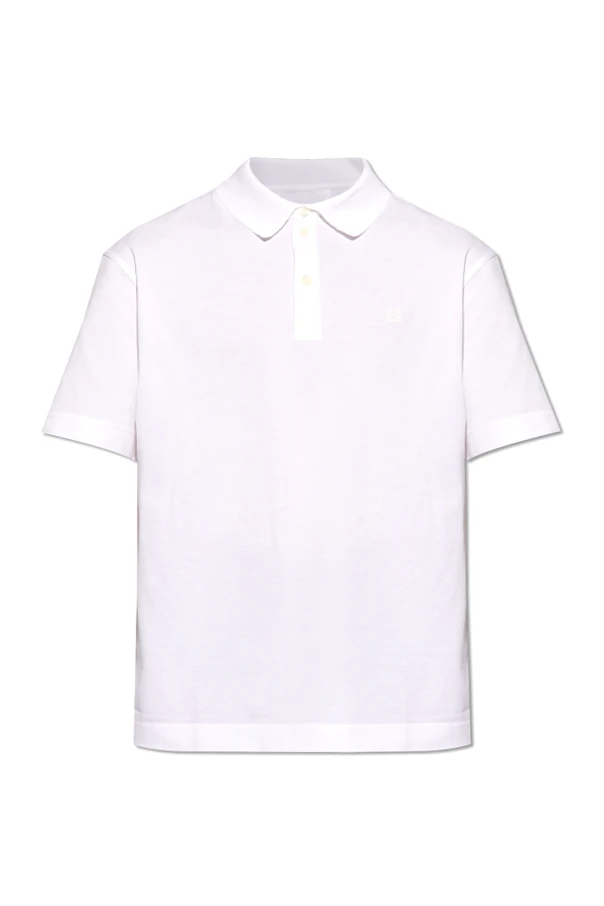 BIAŁY  Polo z monogramem