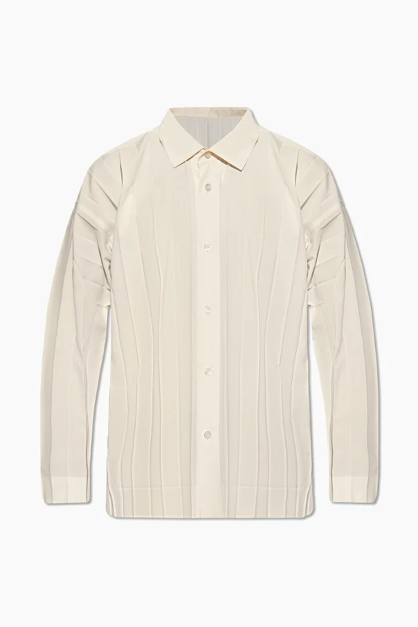 CREME Pleated shirt