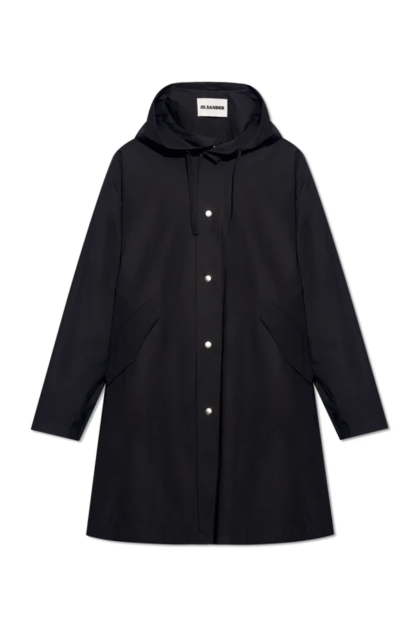 SCHWARZ Coat with logo