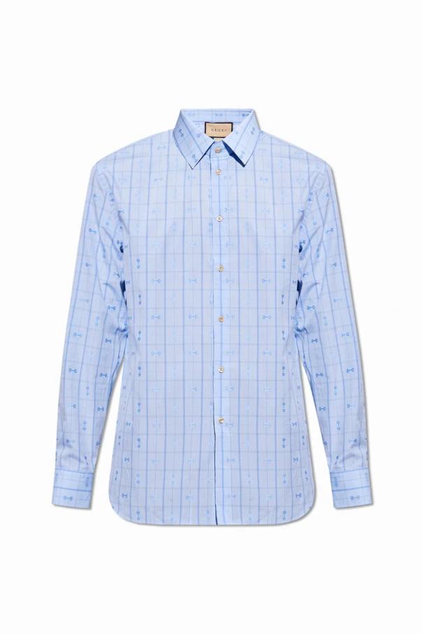 BLAU Patterned shirt