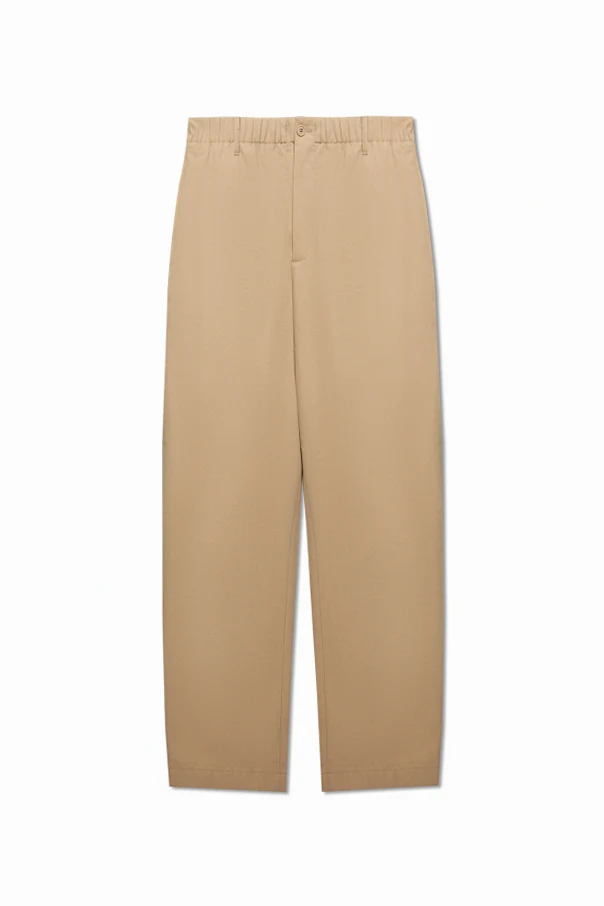 BEIGE Trousers with logo