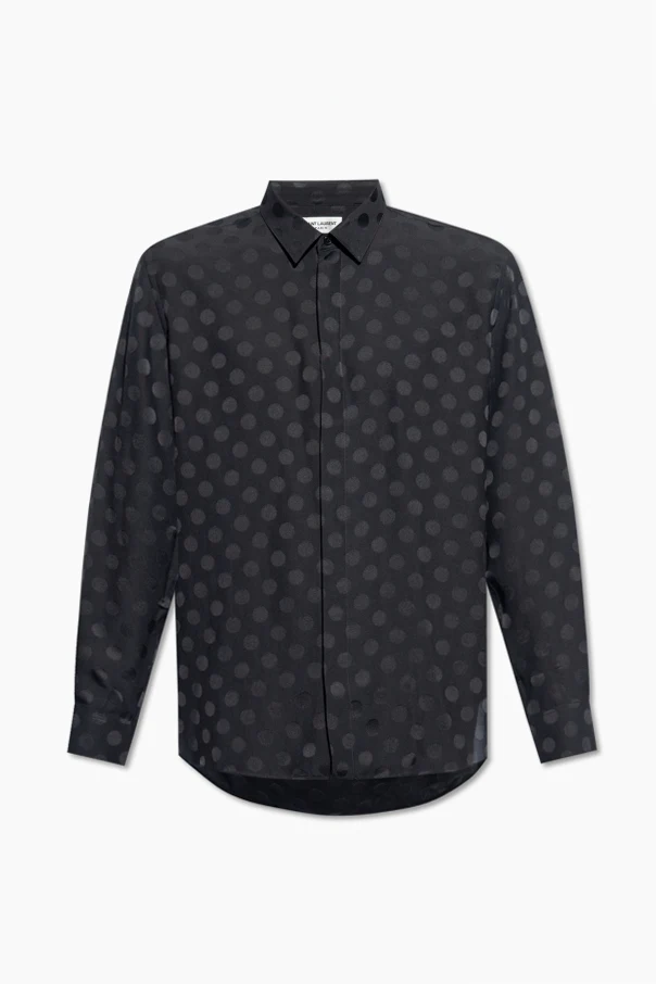 SCHWARZ Shirt with polka dot pattern