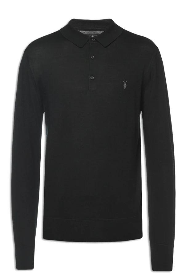 SCHWARZ Wool polo shirt