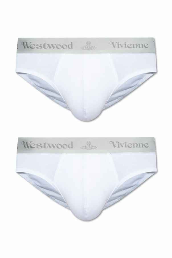 WHITE Two-pack of briefs
