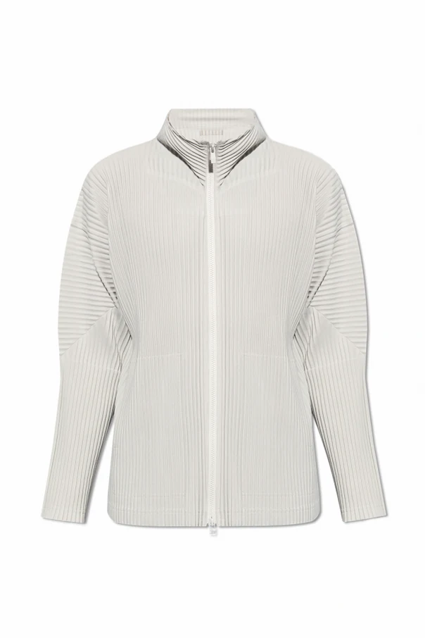 SZARY Plisowana bluza