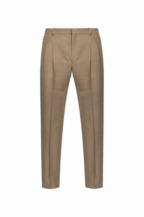 BROWN Pleated Trousers