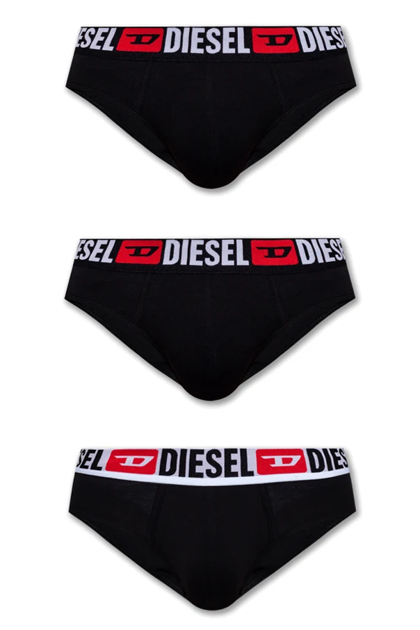 BLACK ‘Umbr-Andrethreepack’ briefs 3-pack