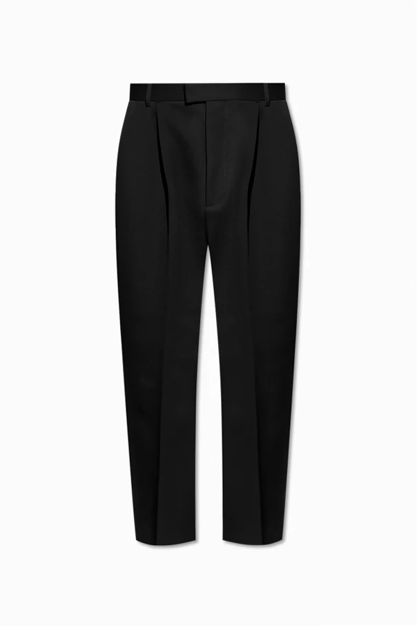 BLACK Creased trousers