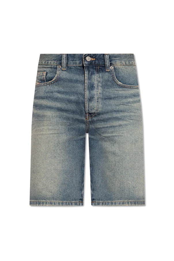 BLUE Denim Shorts `REGULAR-SHORT`