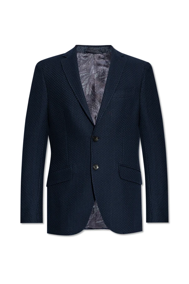 MARINEBLAU Blazer mit Taschen
