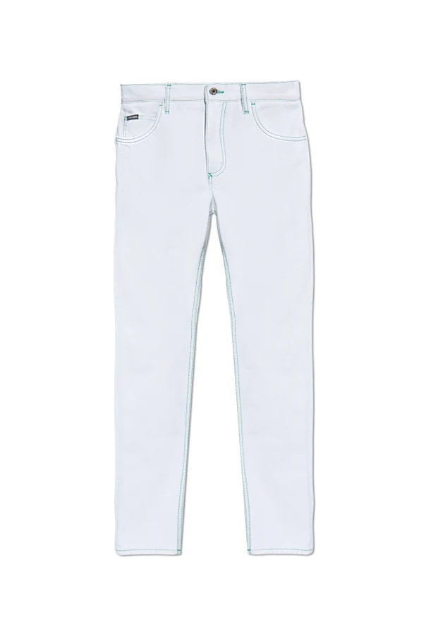 WHITE Regular Fit Jeans