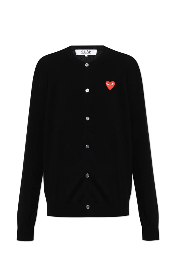 CZARNY Kardigan zapinany na guziki