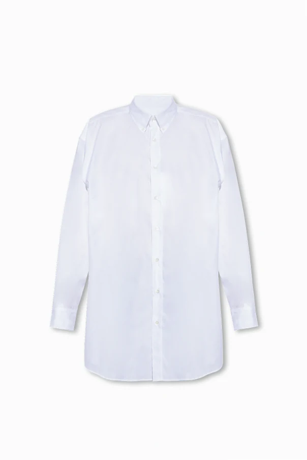 BIAŁY  Bawełniana koszula