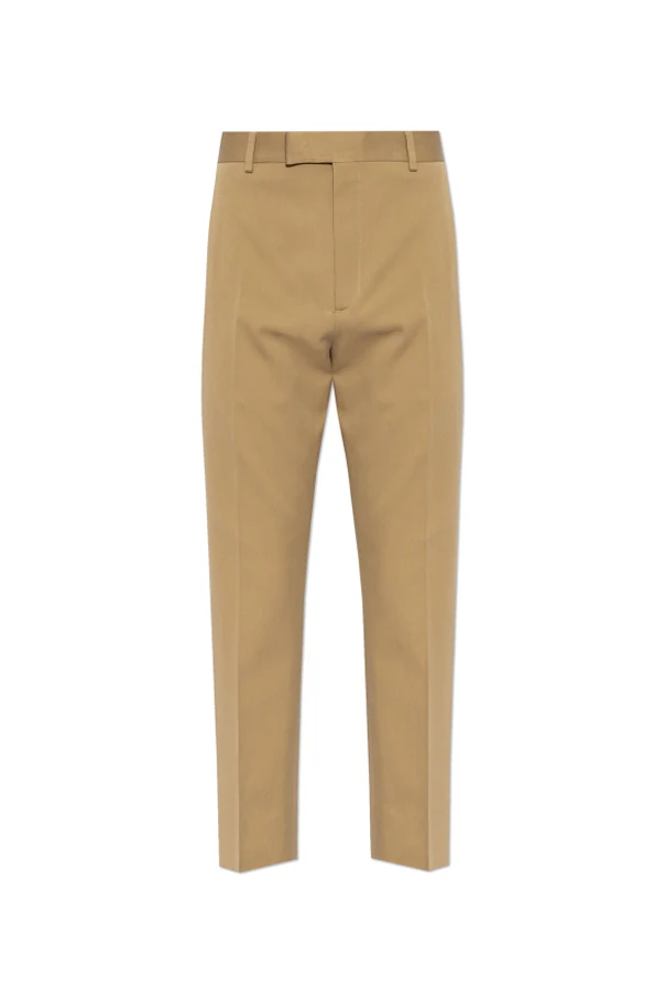BEIGE Hose mit Web-Gürtel