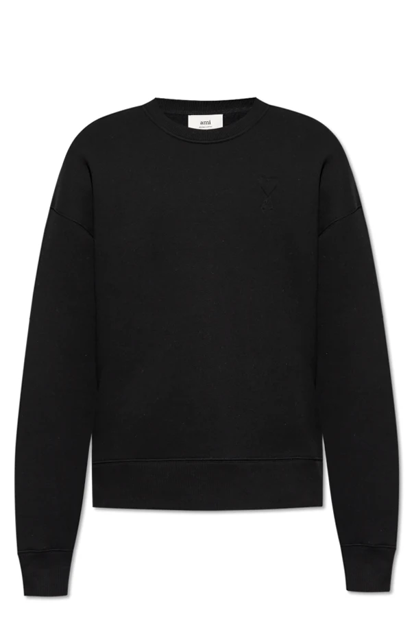 SCHWARZ Sweatshirt mit Logo