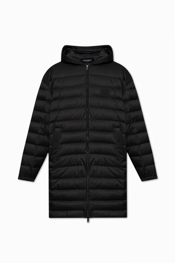 BLACK Down coat