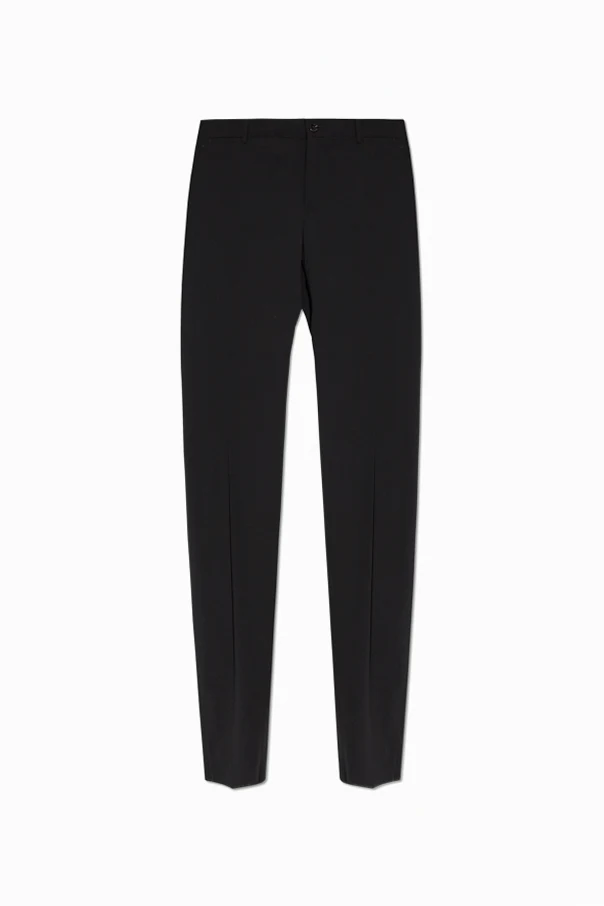 BLACK Woolen pants