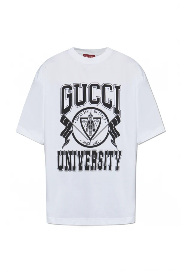 WEISS T-Shirt mit Druck