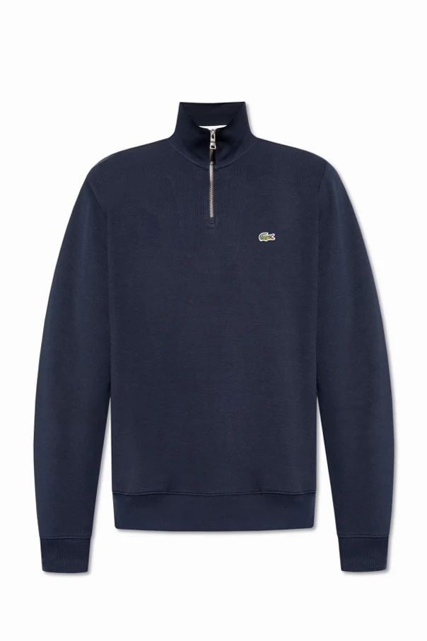 GRANATOWY Sweter z logo