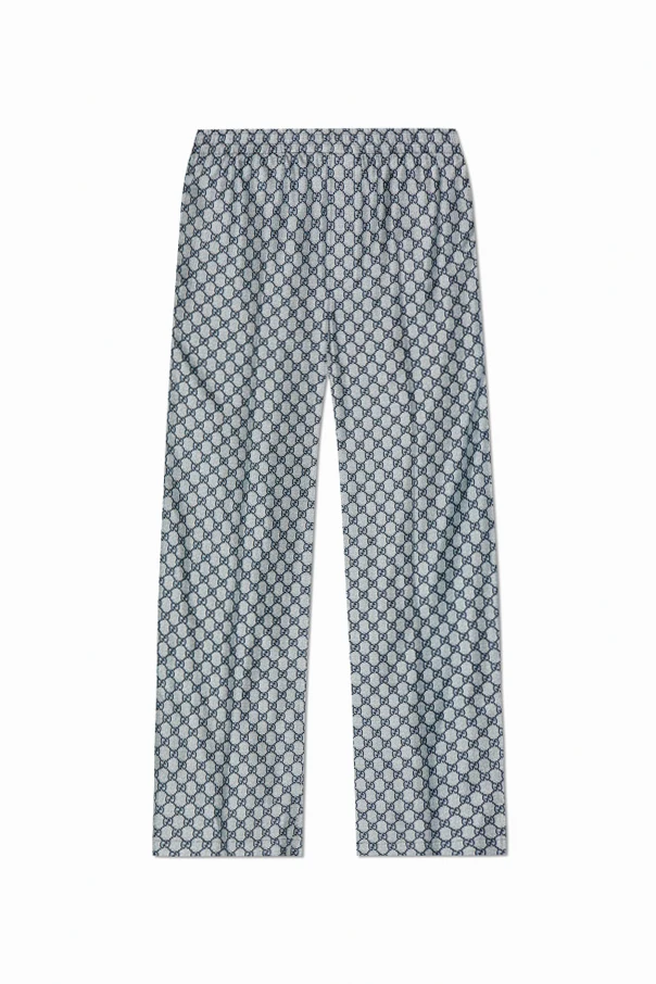 NAVY BLUE Silk pants