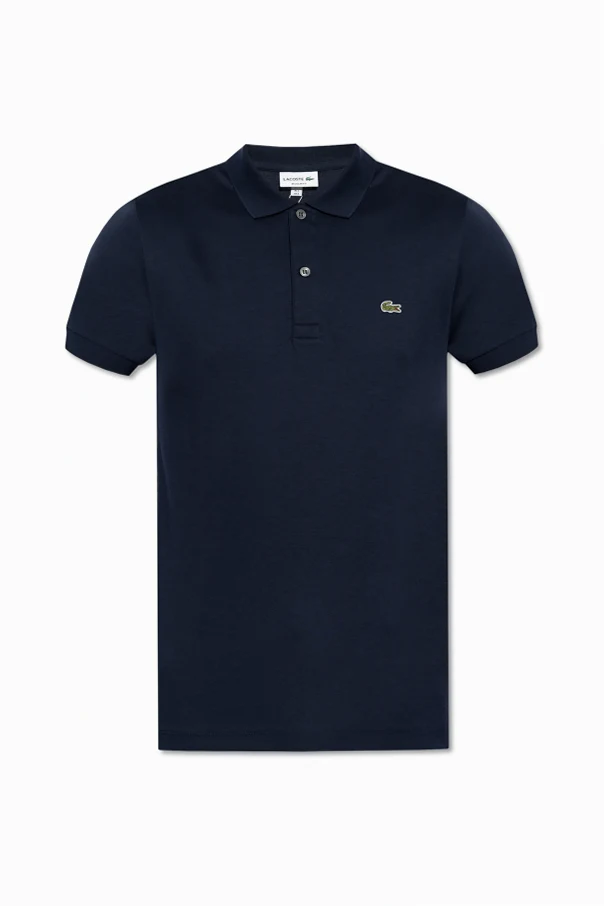 GRANATOWY Bawełniane polo