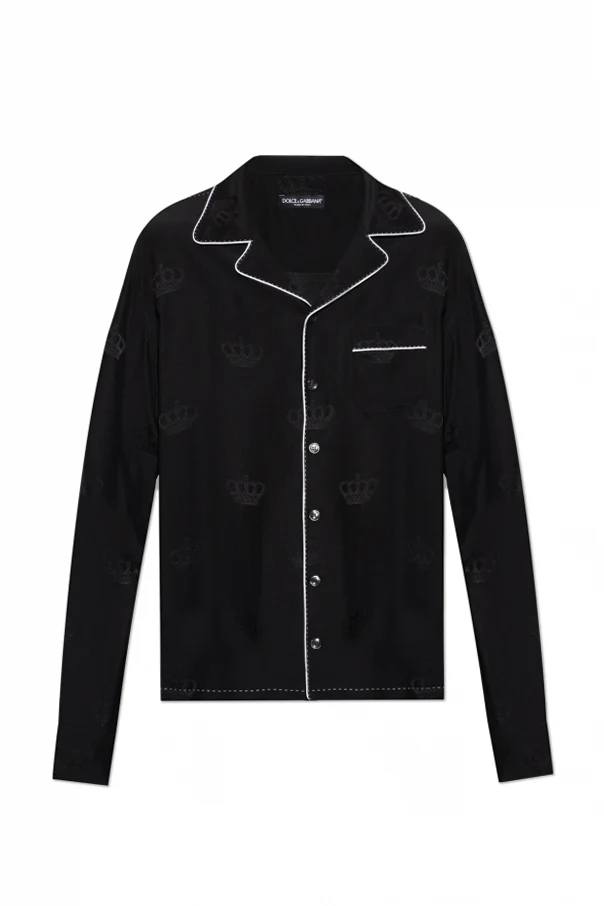 BLACK Silk top from pajamas