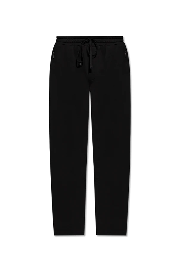 CZARNY Spodnie dresowe