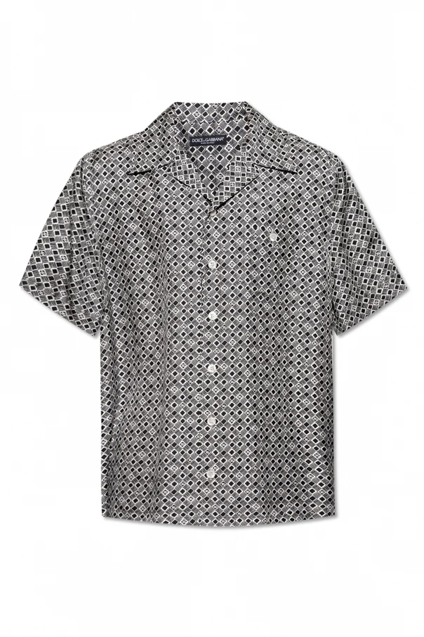 BLACK Silk shirt with pocket