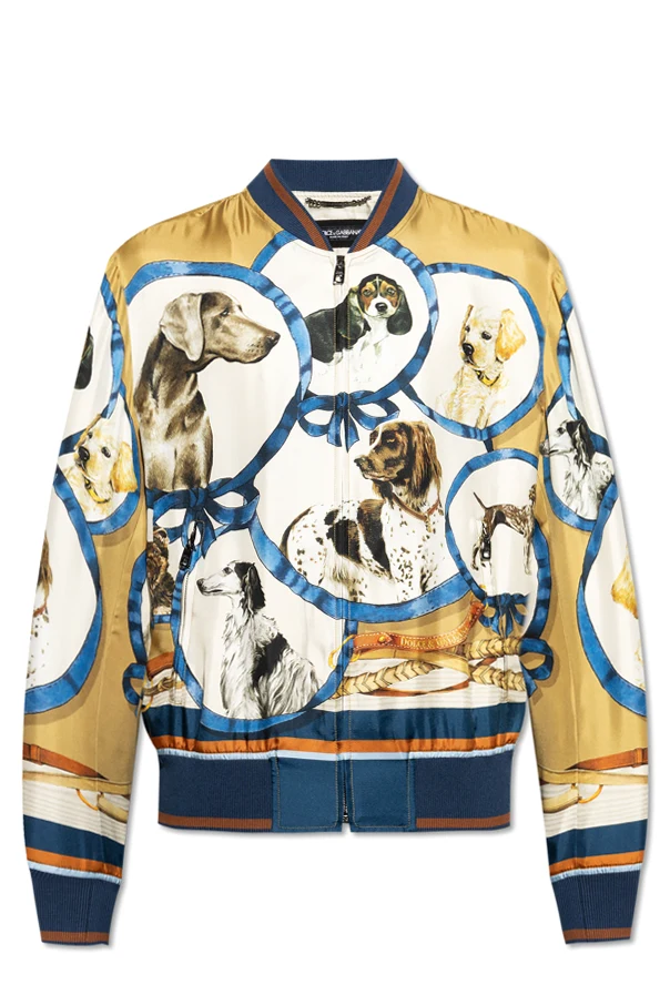 MEHRFARBIG Seidenjacke im bomber-Stil