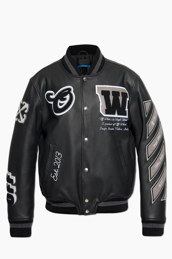 CZARNY Skórzana kurtka