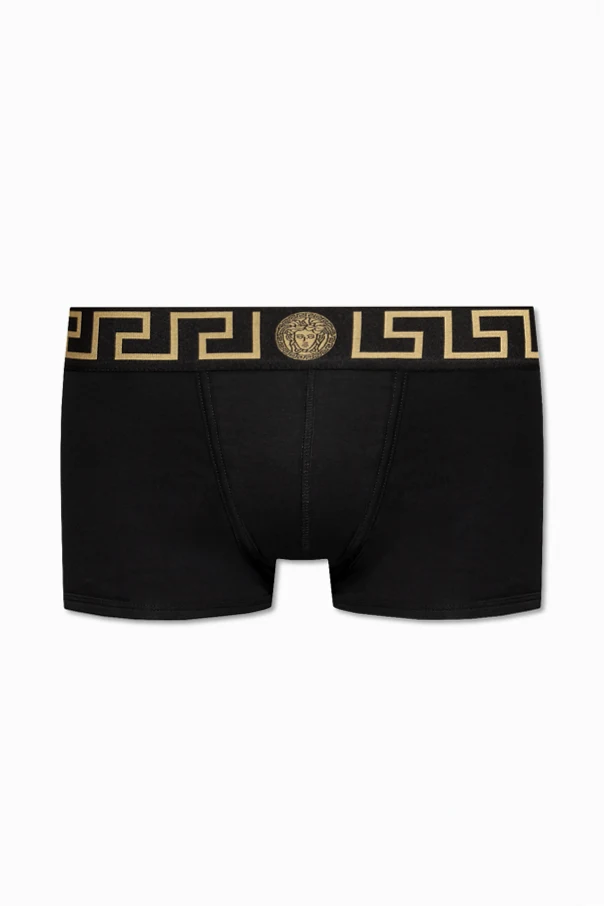 BLACK Cotton boxer briefs