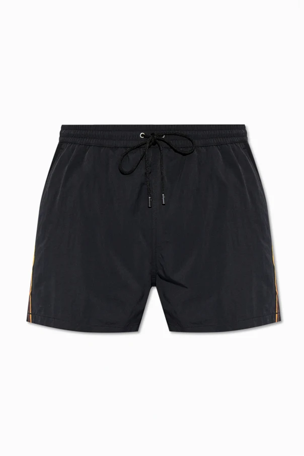 GRANATOWY Szorty kąpielowe