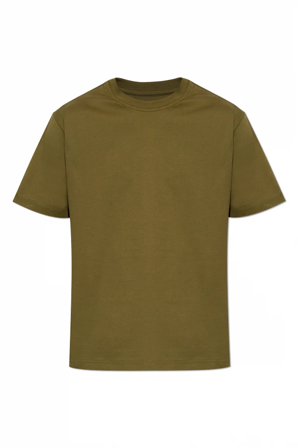 ZIELONY T-shirt z okrągłym dekoltem