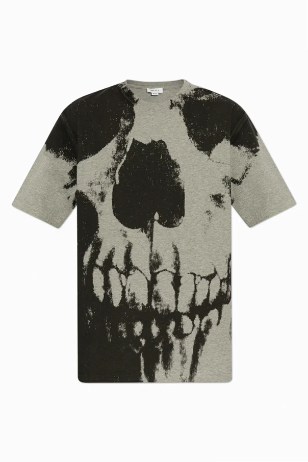 GRAU T-Shirt mit Aufdruck