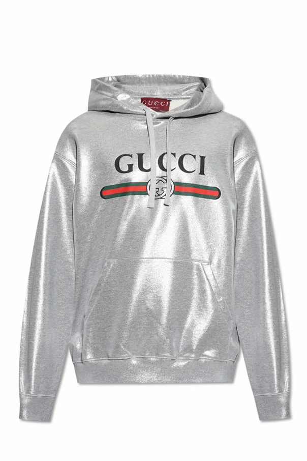 SILBER Sweatshirt mit Lurexfaden