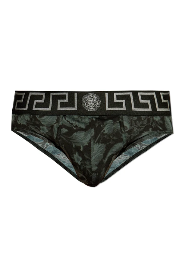 SZARY Wzorzyste jockstrapy