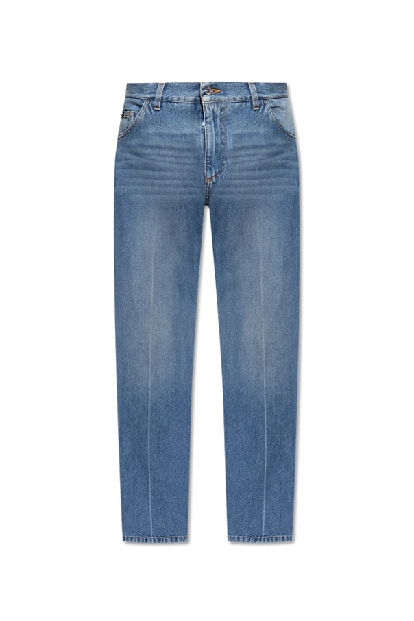 BLUE Jeans with slightly tapered legs