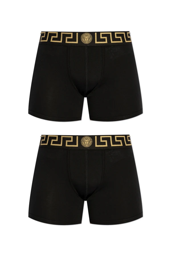 BLACK Two-pack boxer shorts