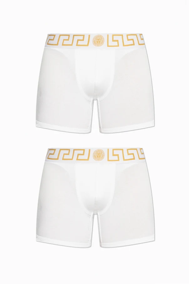 WHITE Two-pack boxer briefs
