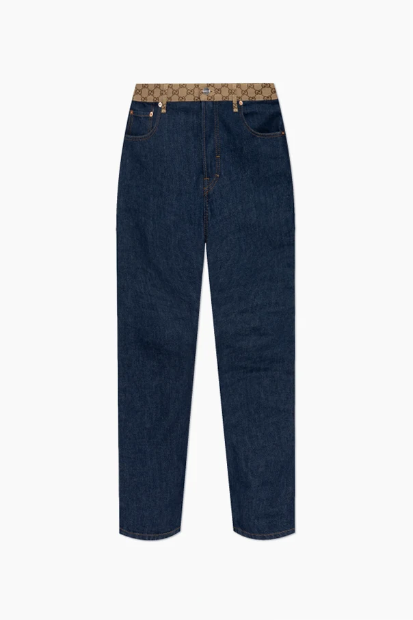 MARINEBLAU Jeans mit Monogramm
