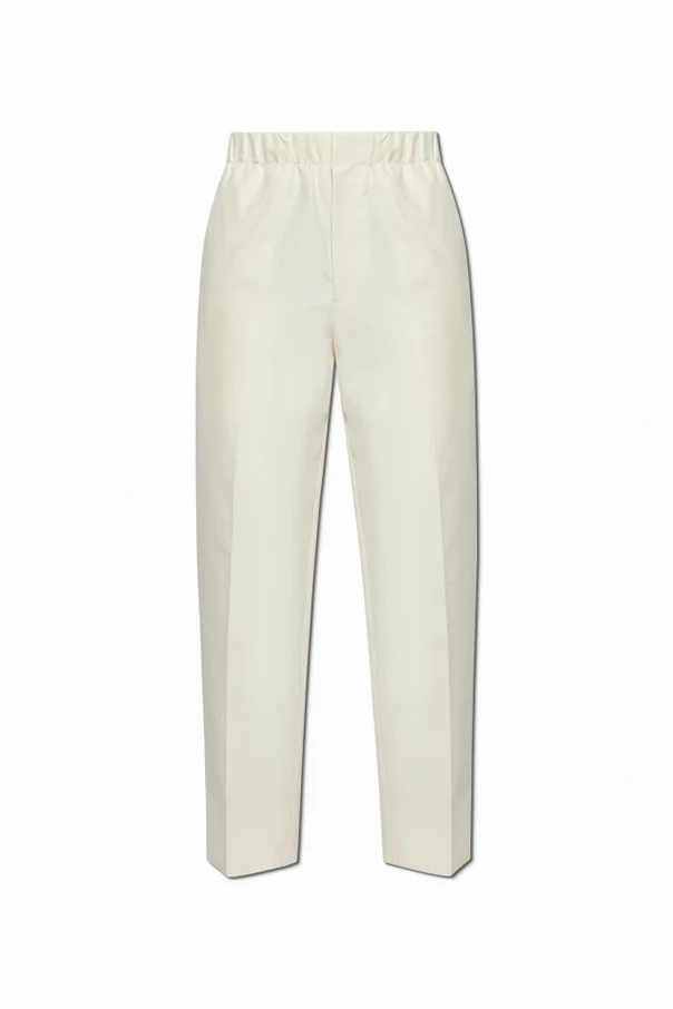 cream Creased pants
