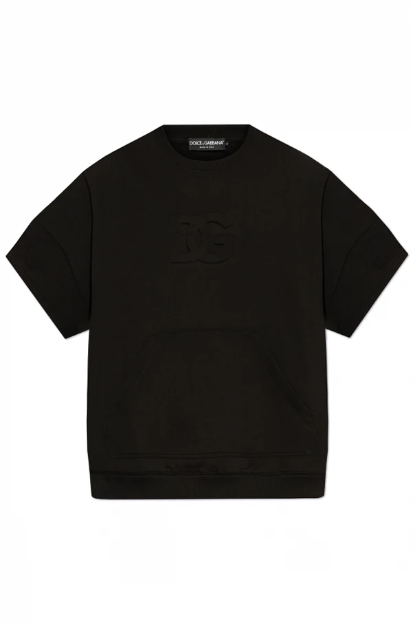 BLACK T-shirt with pocket