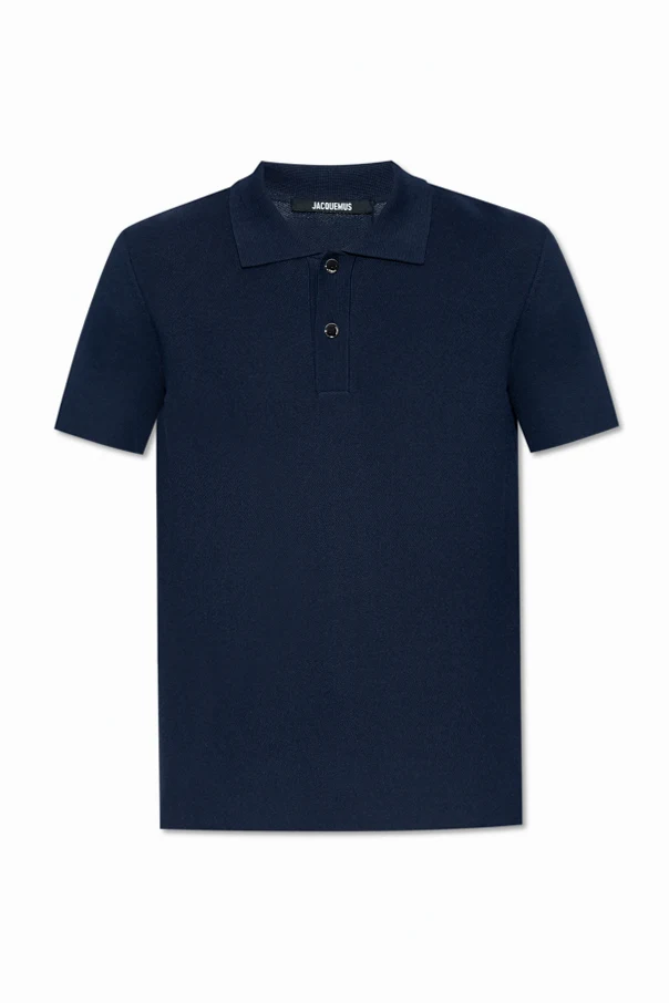 GRANATOWY Polo `Maille`