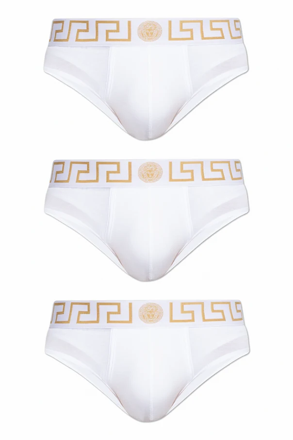 WHITE Three-Pack Briefs