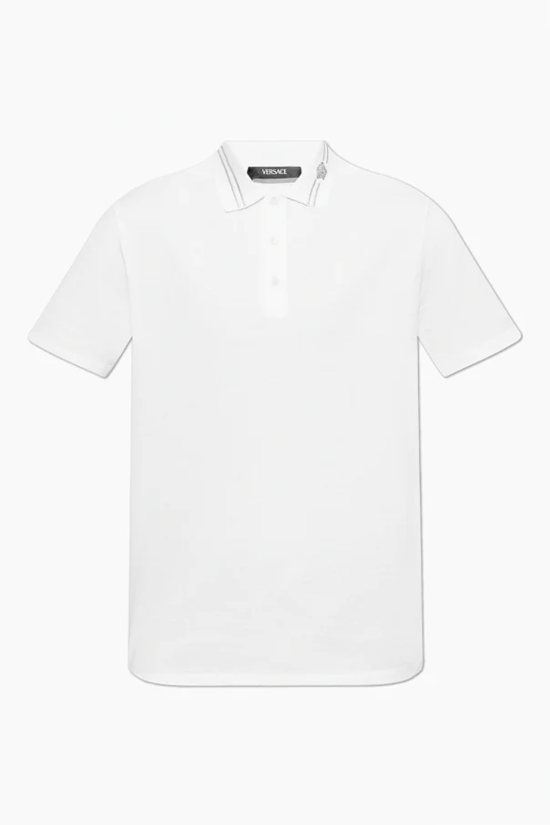 WHITE Polo with logo