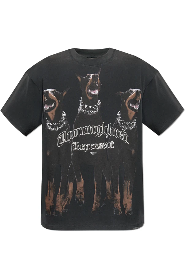 BLACK T-shirt Thoroughbred