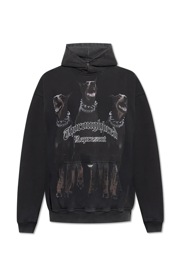 SZARY Bluza z kapturem `Thoroughbred`