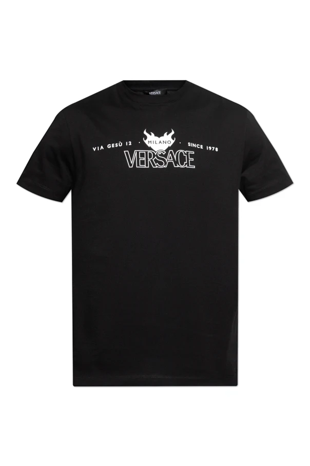 BLACK T-shirt with print